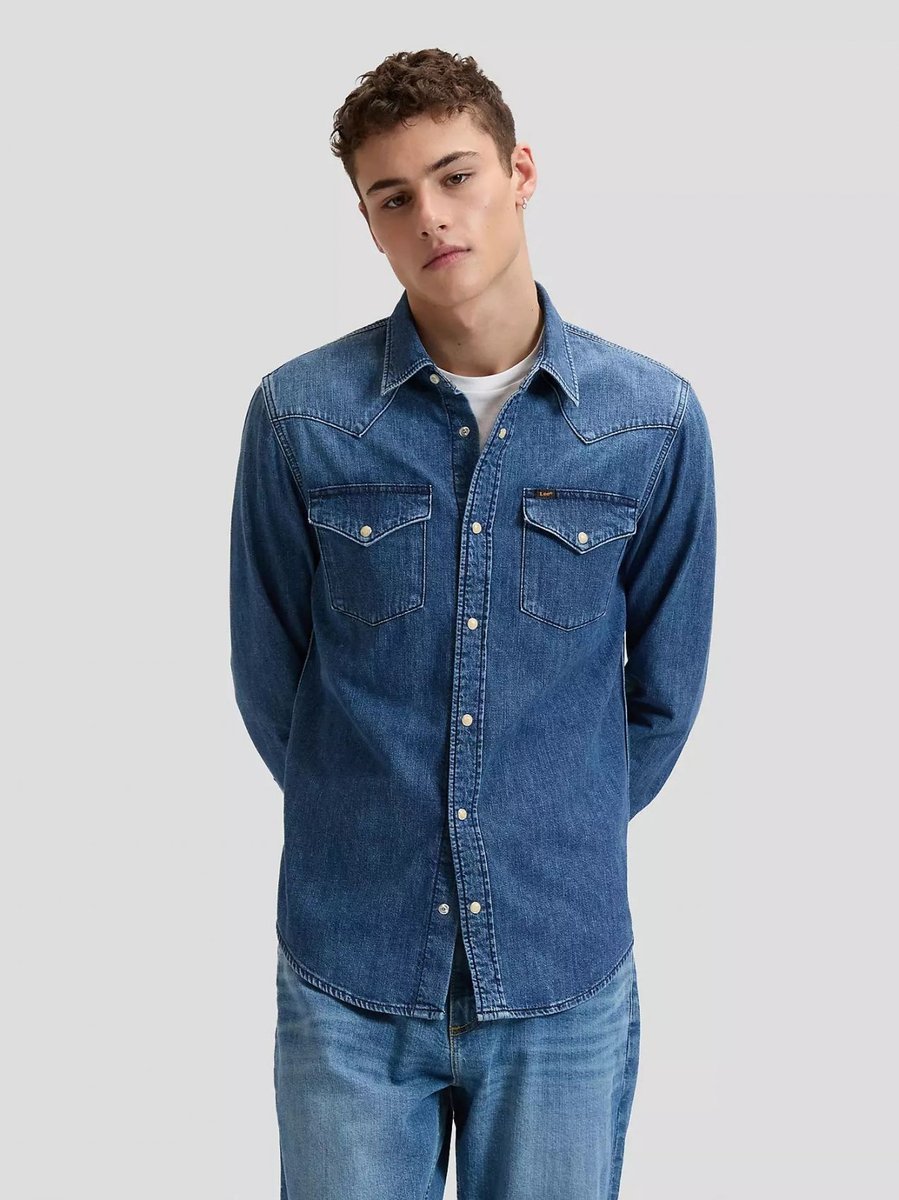 camicie męskie lee 112376547 brookside