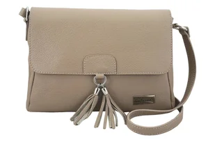 Klasyczna torebka listonoszka - Beżowe - Torebki damskie Klasyczna torebka listonoszka - Beżowe - Torebki damskie - miniaturka - grafika 1