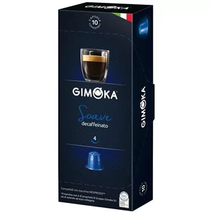 Gimoka Gruppo SRL Kapsułki Nespresso, włoska kawa bezkofeinowa Soave Decaffeinato, 10 szt. - Kawa w kapsułkach i saszetkach - miniaturka - grafika 1