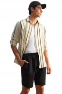 Koszule męskie - TRENDYOL KOSZULA MĘSKA CASUAL W PASKI DŁUGI RĘKAW BAWEŁNA XXL 5AA - miniaturka - grafika 1