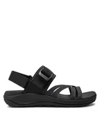 Sandały damskie - Merrell Sandały District 4 Backstrap J006436 Czarny - miniaturka - grafika 1