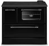 Kuchnie węglowe - Kuchnia węglowa emaliowana westfalka z piekarnikiem 9,32-11,32kW (kolor: czarny, średnica wylotu spalin: 130 mm) - spełnia anty-smogowy EkoProjekt 99682062 - miniaturka - grafika 1