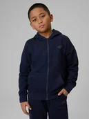 Bluzy dla chłopców - 4F Bluza dresowa regular z kapturem chłopięca - granatowa 158 (12-13 lat) - miniaturka - grafika 1