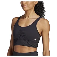 Biustonosze - adidas Damski biustonosz treningowy Essentials Medium Support - średni wsparcie, czarny, L D-DD - miniaturka - grafika 1