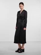 Sukienki - YAS Sukienka codzienna Pella 26030740 Czarny Regular Fit - miniaturka - grafika 1