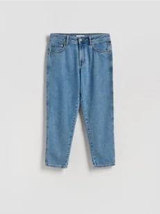 Reserved - Jeansy carrot fit - niebieski - Spodnie męskie - miniaturka - grafika 1