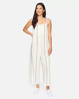 Sukienki - Hurley Damska sukienka w Sunday Jumpsuit sukienka, biała, XS CZ0396 - grafika 1