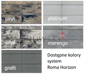 Daszek na murek CH28 50,4x28x5 amber / Joniec - Akcesoria do ogrodzeń - miniaturka - grafika 3