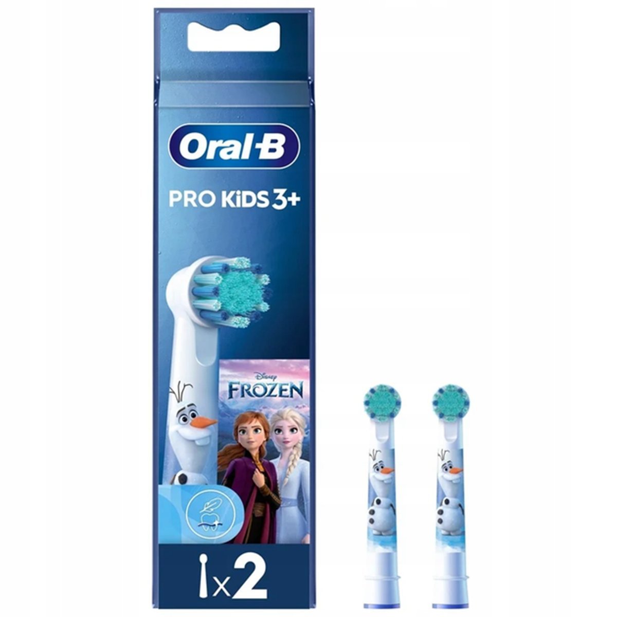 KOŃCÓWKI DO SZCZOTECZKI ELEKTRYCZNEJ DLA DZIECI ORAL-B KIDS 3+ FROZEN 2SZT.