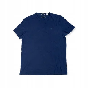 Granatowa koszulka t-shirt damski CALVIN KLEIN S - Koszulki i topy damskie - miniaturka - grafika 1