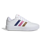 Półbuty damskie - Damskie Buty ADIDAS COURT PLATFORM HP9429 – Biały - miniaturka - grafika 1