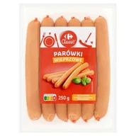 Kiełbasa i wędliny - Carrefour Classic Parówki wieprzowe 250 g - miniaturka - grafika 1