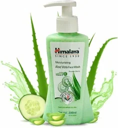 Nawilżający Aloesowy Żel do Mycia Twarzy Aloe Vera, Himalaya, 200 ml - Żele do mycia twarzy - miniaturka - grafika 1
