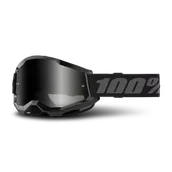 Gogle i okulary motocyklowe - Gogle Cross 100% Strata 2 Piaskowe Czarny - miniaturka - grafika 1