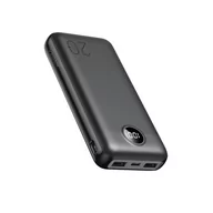 Powerbanki - Veger Power bank L20s 20 000mah Lcd Quick Charge Pd20w Czarny Vp2039pd - miniaturka - grafika 1
