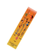 Zakładki do książek - Zakładka do książki - wzory folk - kaszubskie nuty Czec - miniaturka - grafika 1