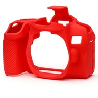 Akcesoria fotograficzne - EasyCover Osłona gumowa dla Canon EOS 850D czerwona - miniaturka - grafika 1