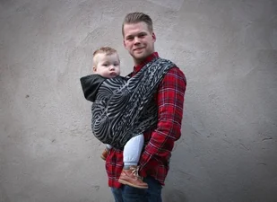 Yaro Slings Chusta tkana Yaro Slings Dandy Black Natural Wool 5 4.2 m. - Chusty do noszenia dzieci - miniaturka - grafika 1