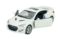 Samochody i pojazdy dla dzieci - WELLY HYUNDAI GENESIS II COUPE BIAŁY 1:34 SAMOCHÓD NOWY METALOWY MODEL - miniaturka - grafika 1