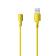 Kable USB - Kabel Usb Iphone 3A Somostel Żółty 3100mAh 1.2m - miniaturka - grafika 1