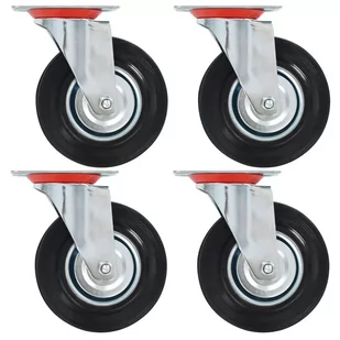 vidaXL vidaXL 12 kółek skrętnych, 125 mm - Meble modułowe i akcesoria - miniaturka - grafika 1