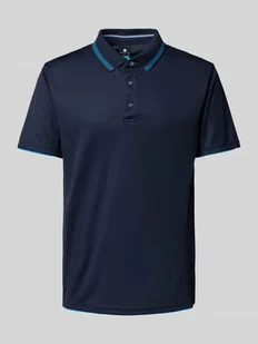 Koszulka polo o kroju regular fit z efektem dwóch warstw model ‘KUORTTI’ - Kurtki męskie - miniaturka - grafika 1