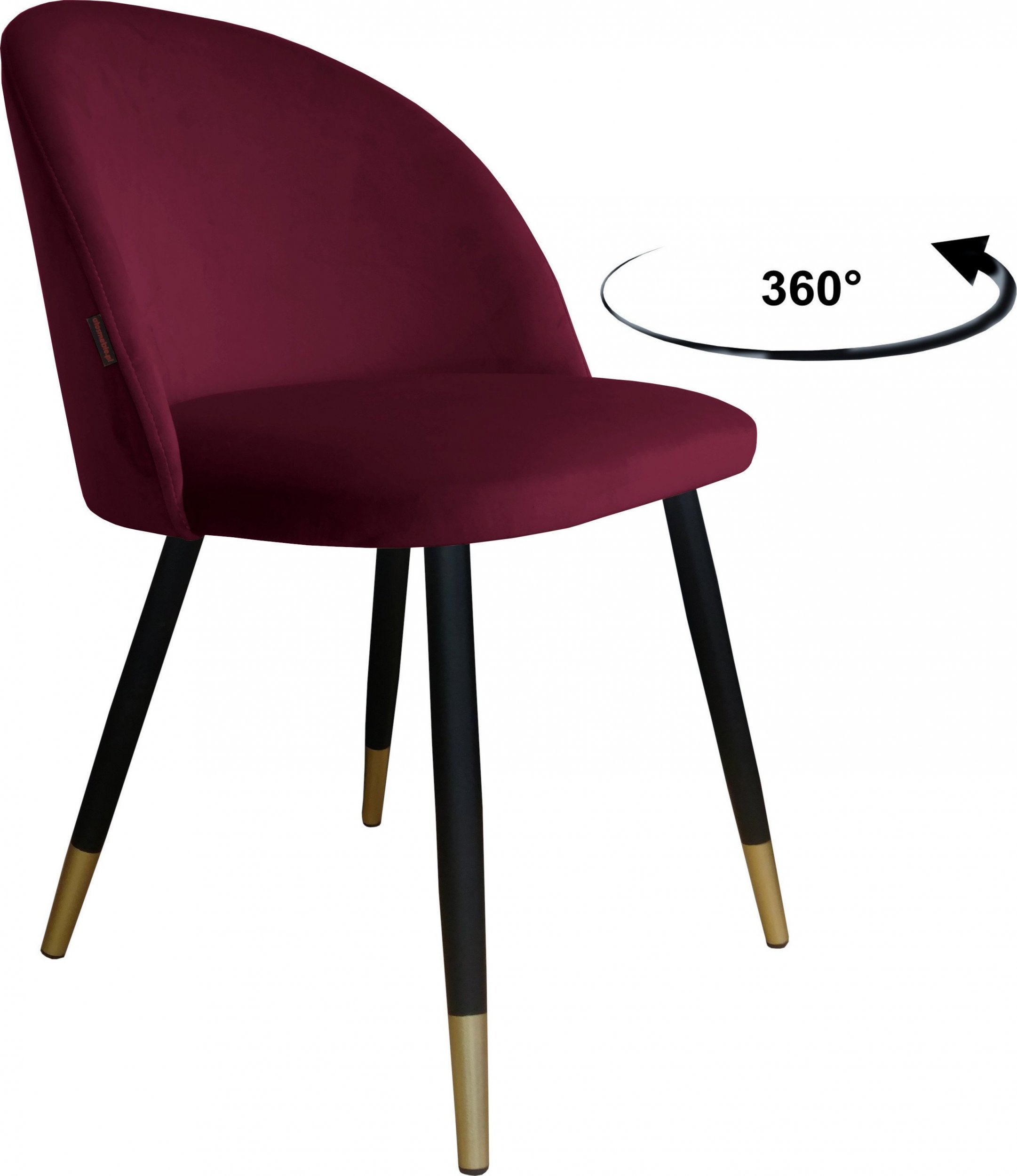 Atos Krzesło obrotowe Colin podstawa czarno-złota MG02