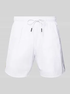 Spodenki kąpielowe o kroju relaxed fit z nadrukiem z logo model ‘Iconic’ - Kąpielówki męskie - miniaturka - grafika 1