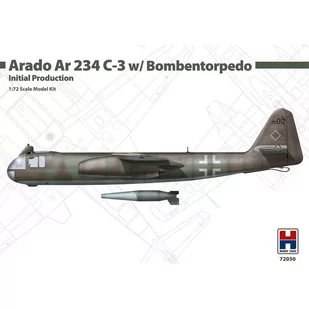 Arado Ar 234 C-3 w/ Bombentorpedo 1:72 Hobby 2000 72050 - Modele do sklejania - miniaturka - grafika 1