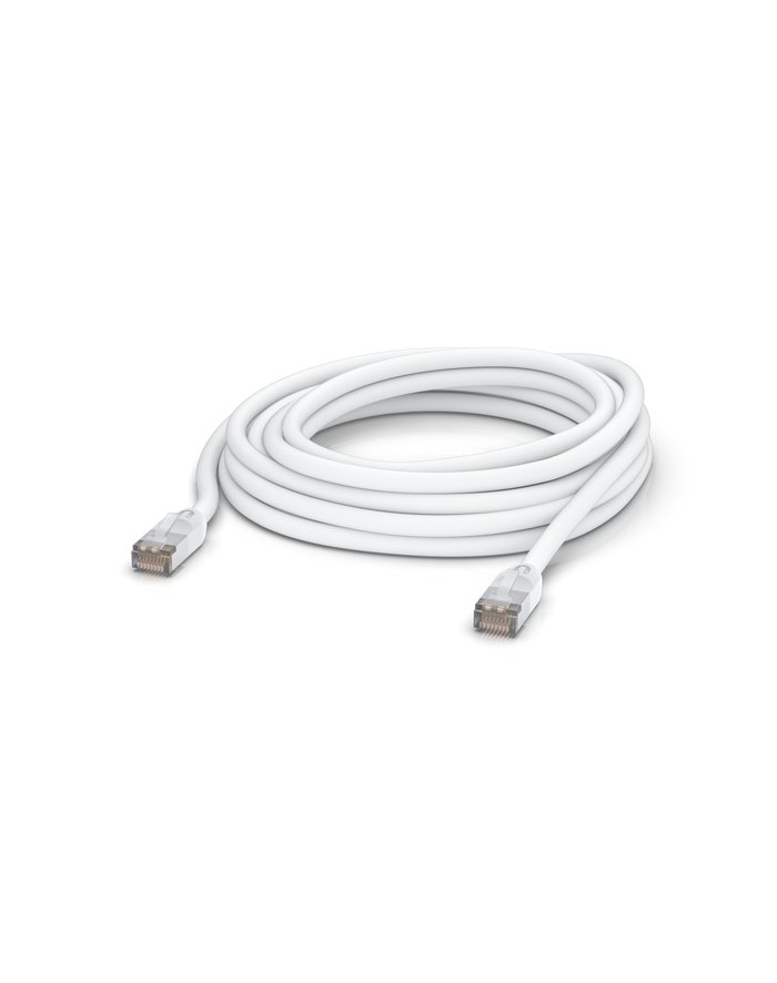Ubiquiti UACC-Cable-Patch-Outdoor-8M-W Rugged, outdoor patch cable designed to function in the harshest environments, Shielded RJ45 plug