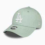 Czapki damskie - Czapka z daszkiem damska New Era League Essential 9Forty Los Angeles Dodgers green | WYSYŁKA W 24H | 30 DNI NA ZWROT - miniaturka - grafika 1