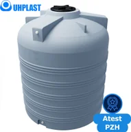 Zbiorniki na deszczówkę - UHP Zbiornik na wodę 3000l UHP VERTICON V-3000 Szary - miniaturka - grafika 1