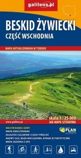 Plan Mapa turystyczna. Beskid Żywiecki. Część wschodnia, 1:25 000 praca zbiorowa - Atlasy i mapy - miniaturka - grafika 2