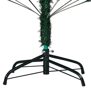 vidaXL sztuczne choinka z LED i zestawem bombek, zielona, 150 cm, PVC - Choinki - miniaturka - grafika 1