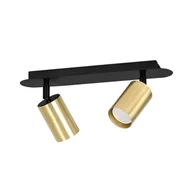 Lampy sufitowe - Emibig Zen lampa sufitowa (spot) 2-punktowa czarna 622/2 - miniaturka - grafika 1