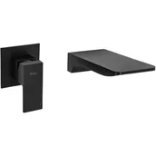 Baterie wannowe i prysznicowe - Rea Bateria umywalkowa podtynkowa MASON black B0690 - miniaturka - grafika 1