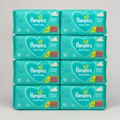 Chusteczki nawilżane - Pampers Fresh Clean chusteczki nawilżane 8x52 szt - miniaturka - grafika 1