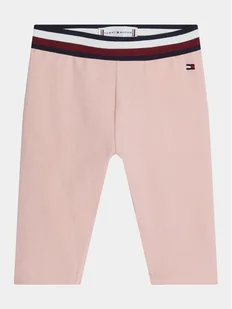 Tommy Hilfiger Legginsy KN0KN01948 Różowy Slim Fit - Legginsy - miniaturka - grafika 1
