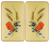 Pozostałe akcesoria kuchenne - Szklane płyty ochronne na kuchenkę zestaw 2 szt. 52x30 cm Corn-Flowers – Maximex - miniaturka - grafika 1