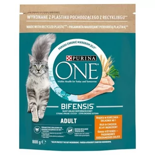 Purina ONE Adult Bogata w Kurczaka i Pełne Ziarna 800g - Sucha karma dla kotów - miniaturka - grafika 1