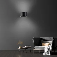 Lampy ścienne - Kinkiet LED PURE Clipse, szary, aluminium, Ø 15 cm - miniaturka - grafika 1