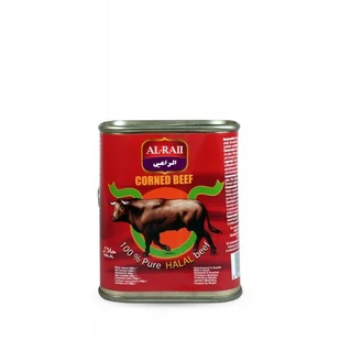 KONSERWA MIĘSNA Z BRAZYLIJSKIEJ WOŁOWINY 340 g HALAL AL-RAII CORNED BEEF - Pasztet i przetwory mięsne - miniaturka - grafika 1