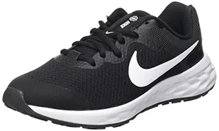 Nike Unisex dziecięce buty Revolution 6, Black White Dk Smoke Grey - x-large - Buty dla dziewczynek - miniaturka - grafika 1