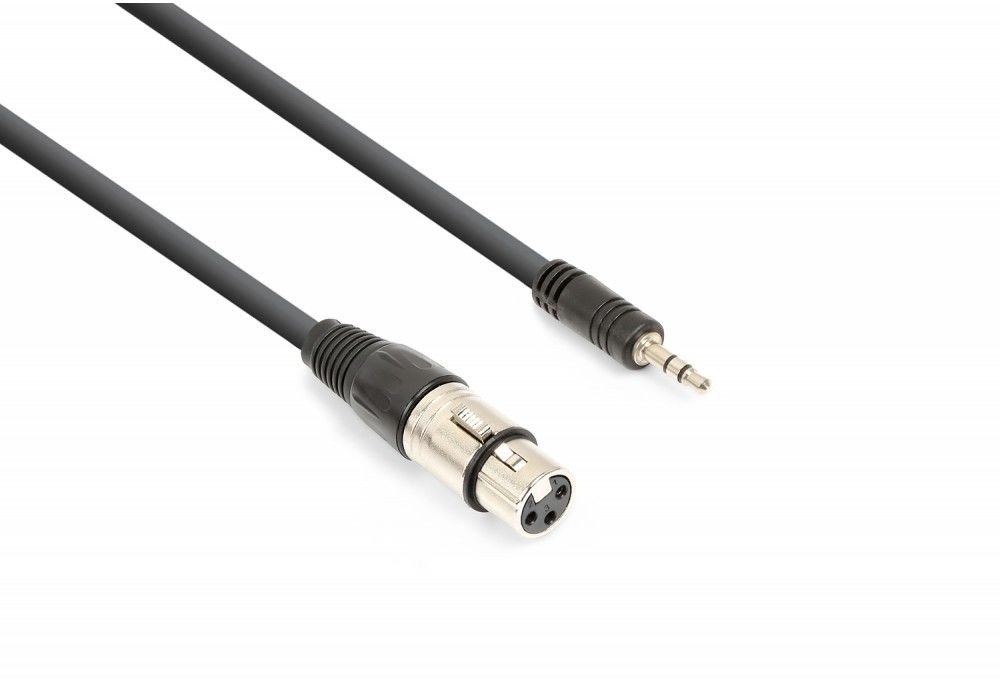 Kabel XLR f - mini Jack 3,5mm 0,5m one size