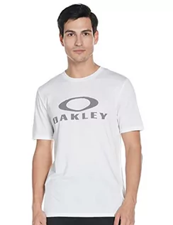 Koszulki męskie - Oakley Koszulka męska O Bark, biały, L - grafika 1