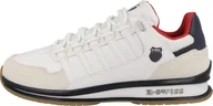 Trampki męskie - K-Swiss RINZLER GT - Męskie trampki skórzane białe 08907-121-M , Rozmiar: EU 47 - miniaturka - grafika 1
