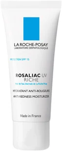 La Roche-Posay Rosaliac UV XL Riche Krem nawilżający 40ml 7052354 - Kremy do twarzy - miniaturka - grafika 5