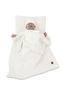 Pościel dla dzieci - 2 elementowy zestaw do gondoli, kosza Mojżesza MimiNu Soft, 0-6 mcy, ECRU - miniaturka - grafika 1