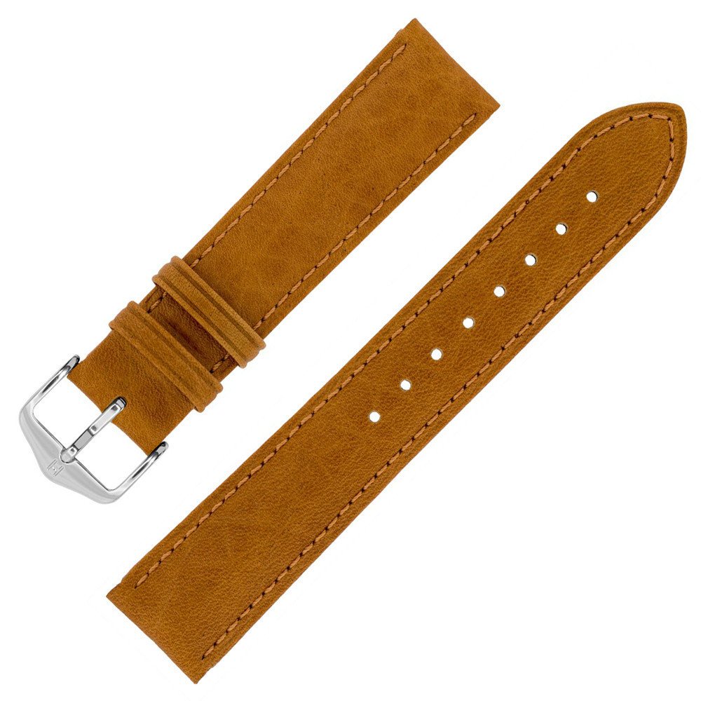 Pasek do zegarka Hirsch 01009010-2-18 brązowy 18mm