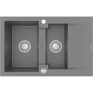 Zlewozmywaki - Mexen Gaspar zlewozmywak granitowy 6507731505-71 - miniaturka - grafika 1